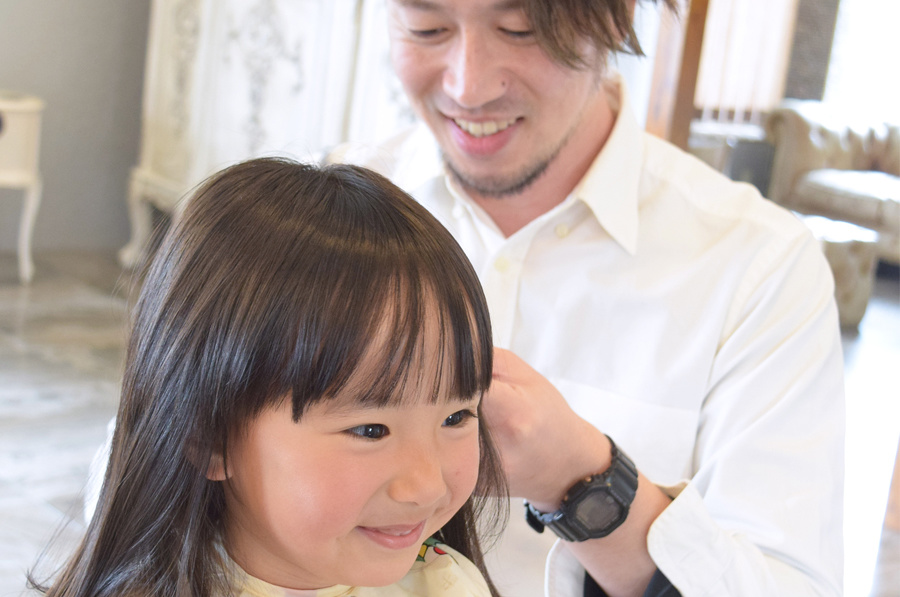 女児ドライカット